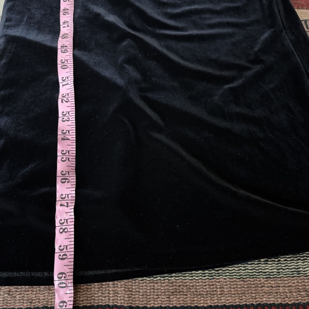 Vtg 1995 Laundry Shelli Segal One Shoulder Velvet Gown Sz 10 Open Back Formal - Picture 11 of 12